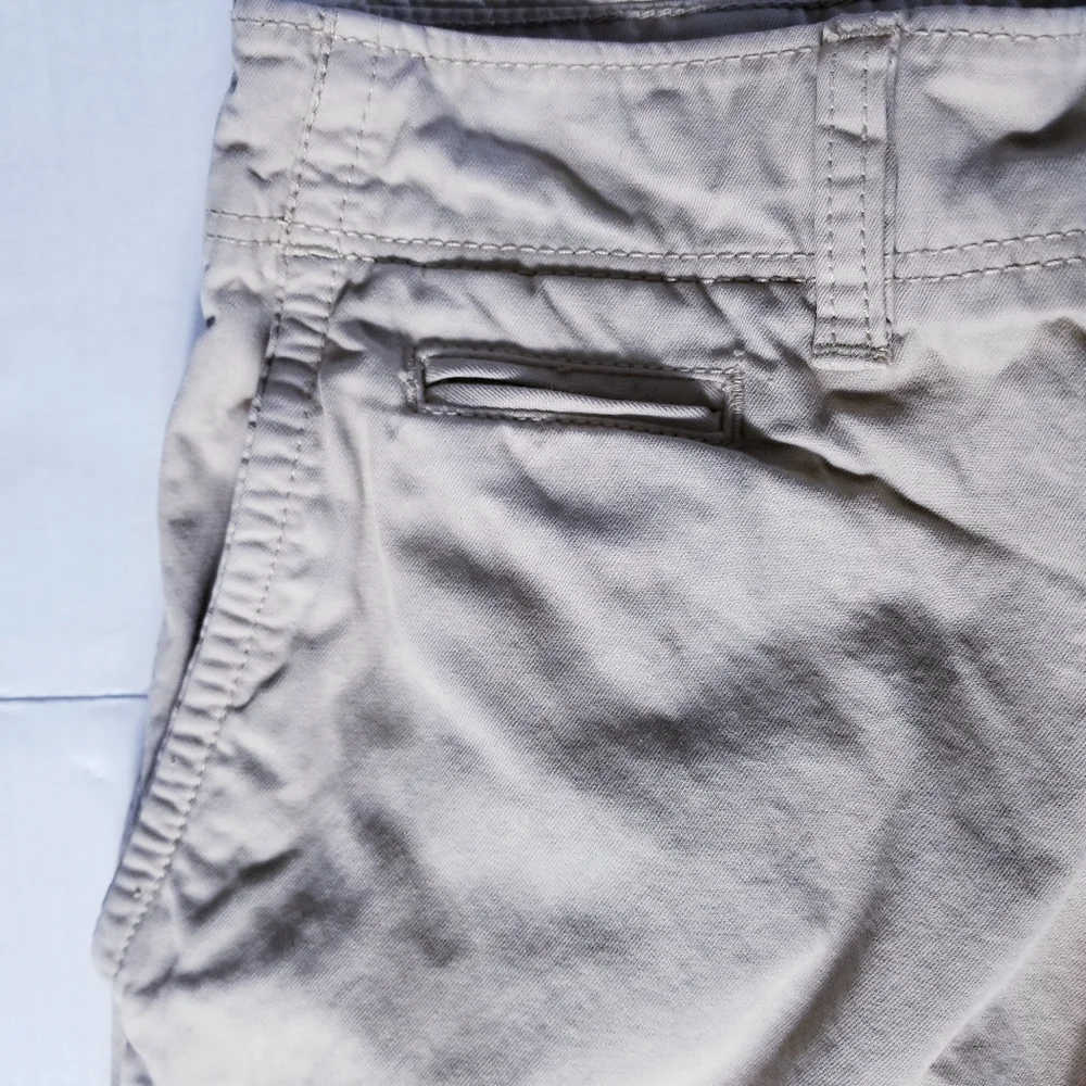AMERICAN EAGLE OUTFITTERS MEN'S KHAKI ORIGINAL STRAIGHT DRESS PANTS SIZE 30X32